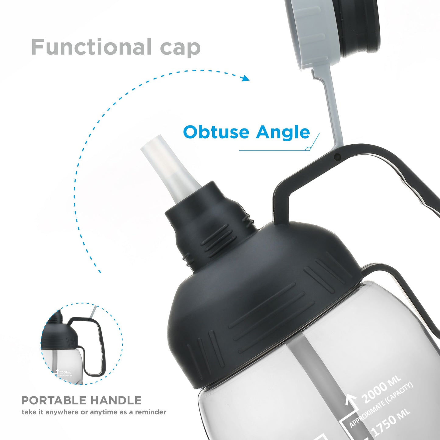 Aqua water bottle