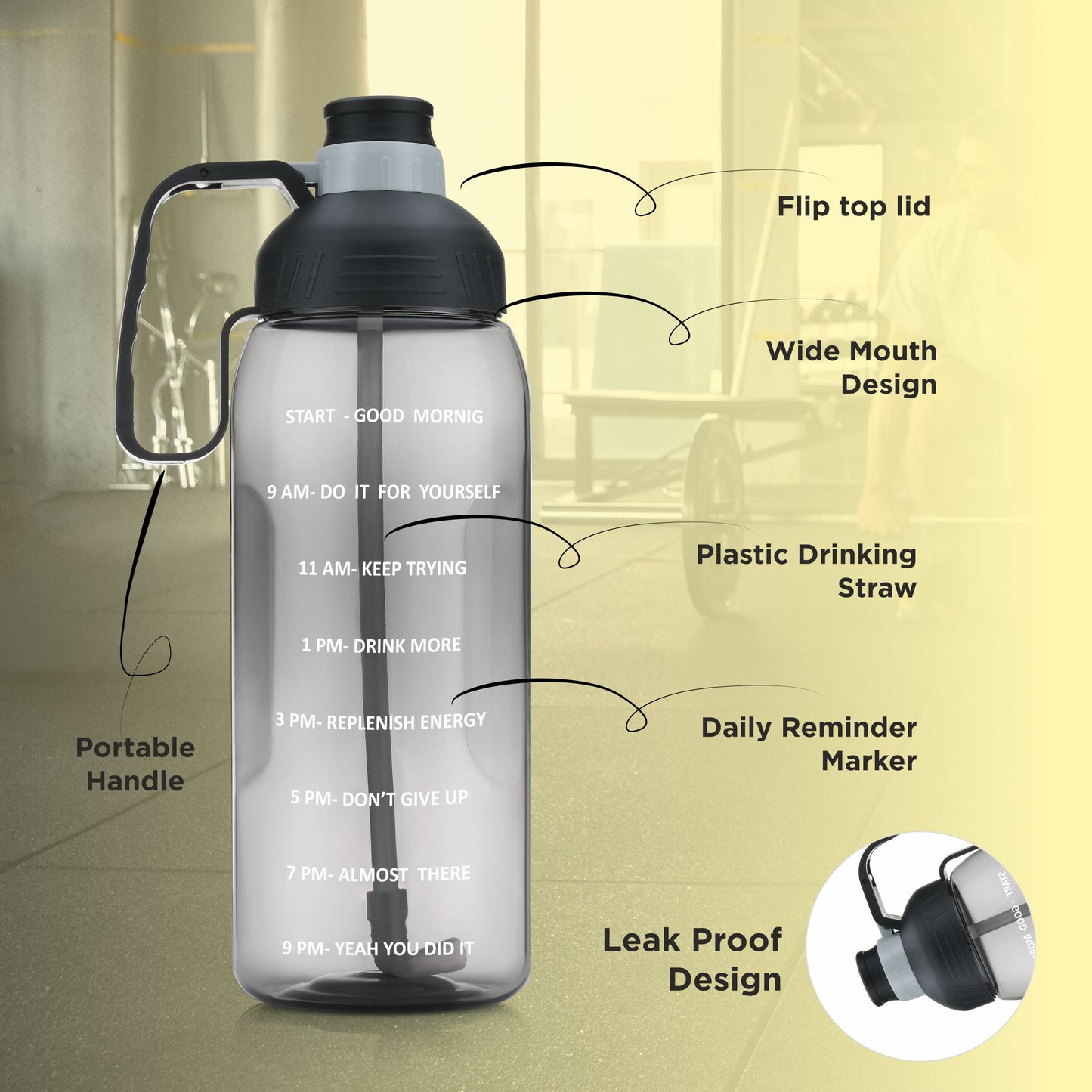 Aqua water bottle